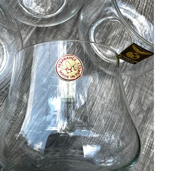 Blefeld Pasabahce MCM Rocks Whiskey Double Old  Fashioned Glasses Turkey-Set 4 - Picture 4 of 6